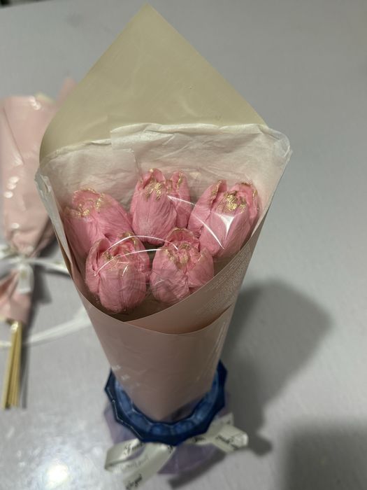 Шоколадный тюльпан съедобный