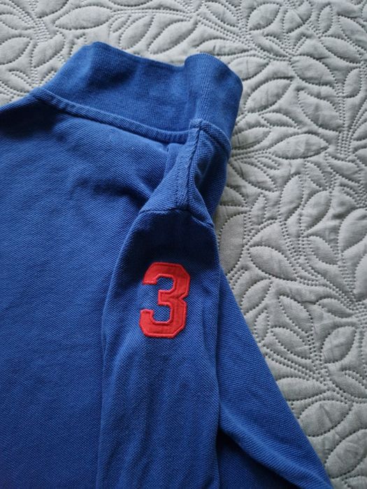 Tricou polo, maneca lunga, Ralph Lauren, marime 18 luni