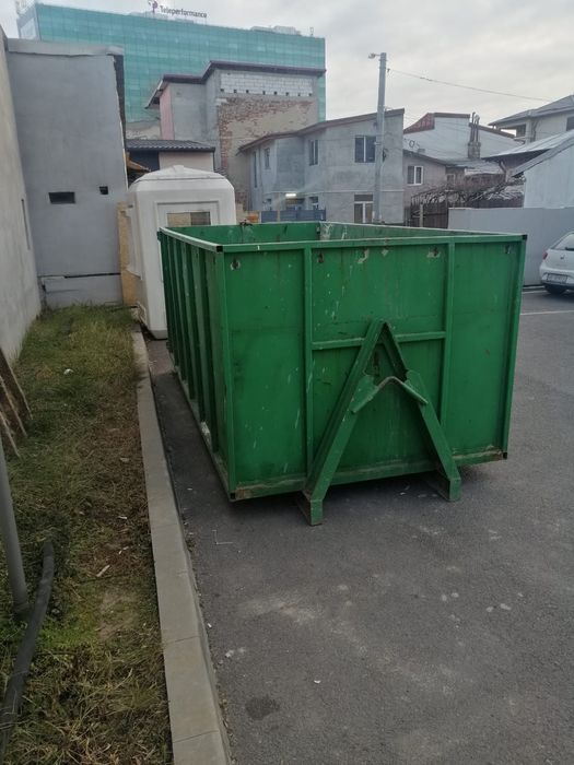 Container gunoi moluz pământ deșeuri