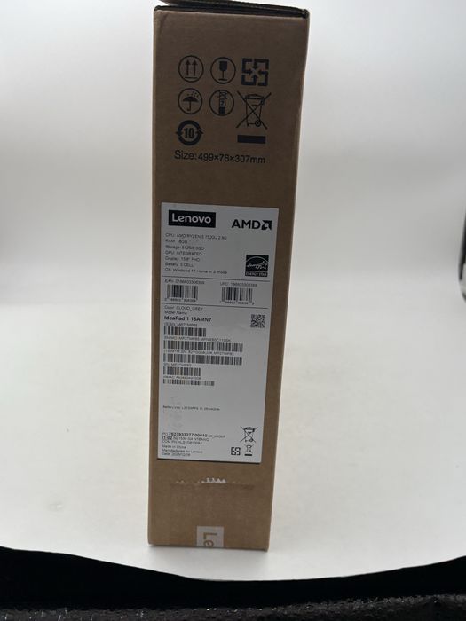 Lenovo IdeaPad 1 15.6 FHD Ryzen 5 16gb ram, 512gb, sigilat, OCAZIE