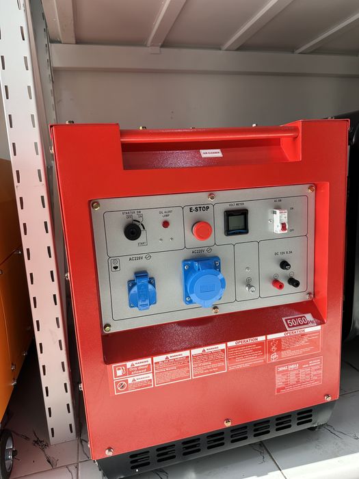 Генератор движок Туркия 6,5 кв (дизел) (шумка)