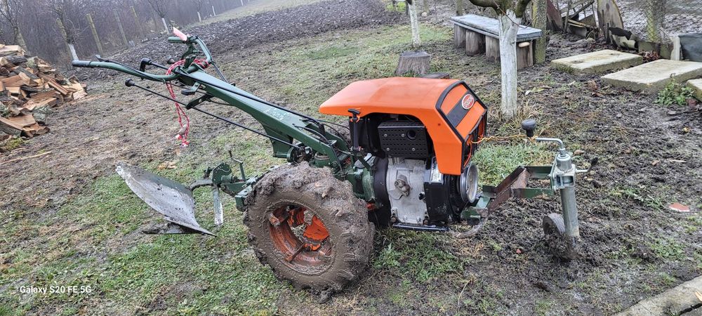 Motocultor Goldoni special 140 motor lombadini, remorca 4x4, freza