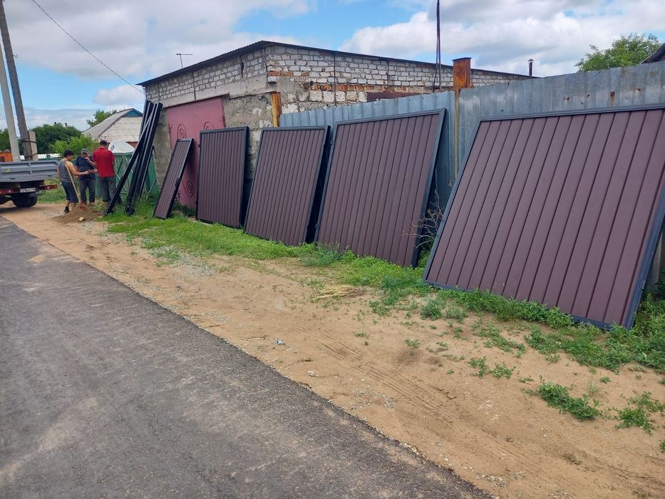 Заборы ворота под ключ Павлодар