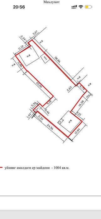 Участок с готовым проектом в престижном районе Турон (Шуртепа)