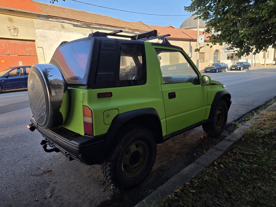 Suzuki Vitara 1.6 16V (1995) – Verde Fluorescent / Punctat Raptor – Pregătită Off-Road / Hunt