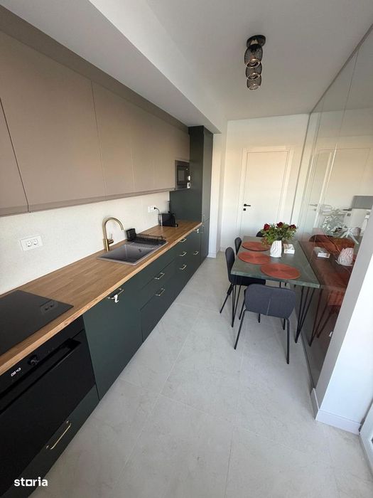 2 camere mobilat / prima inchiriere/ bucurestii noi / metrou 5 min