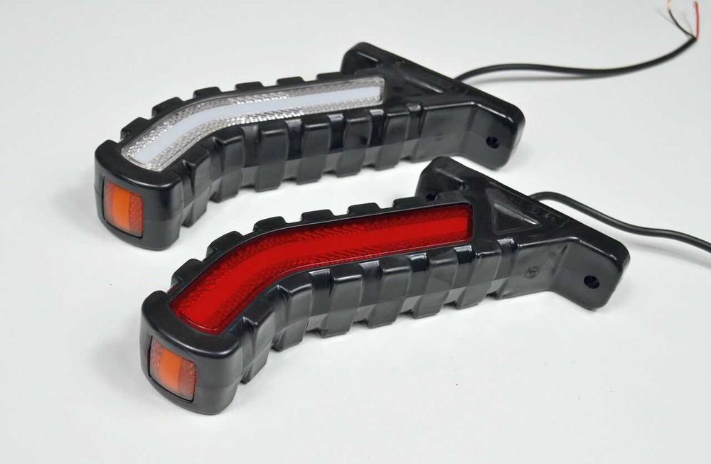 1 бр. ЛЕД LED неон габарити рогчета   червено/ бяло/ жълто , 24V