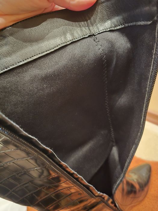 Дамски ботуши с дебел ток