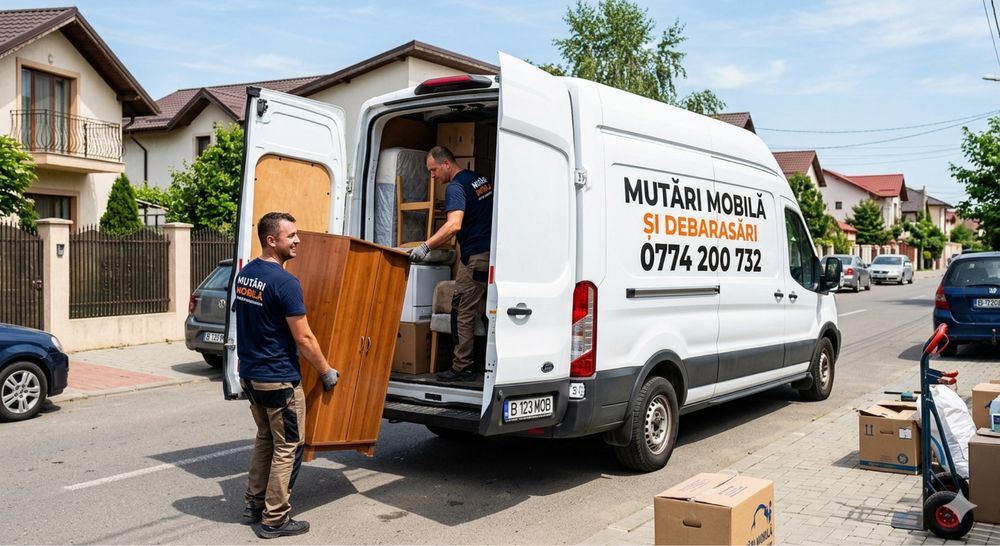 Transport Marfă / Mobilă, Mutări Complete, Debarasări Apartamente