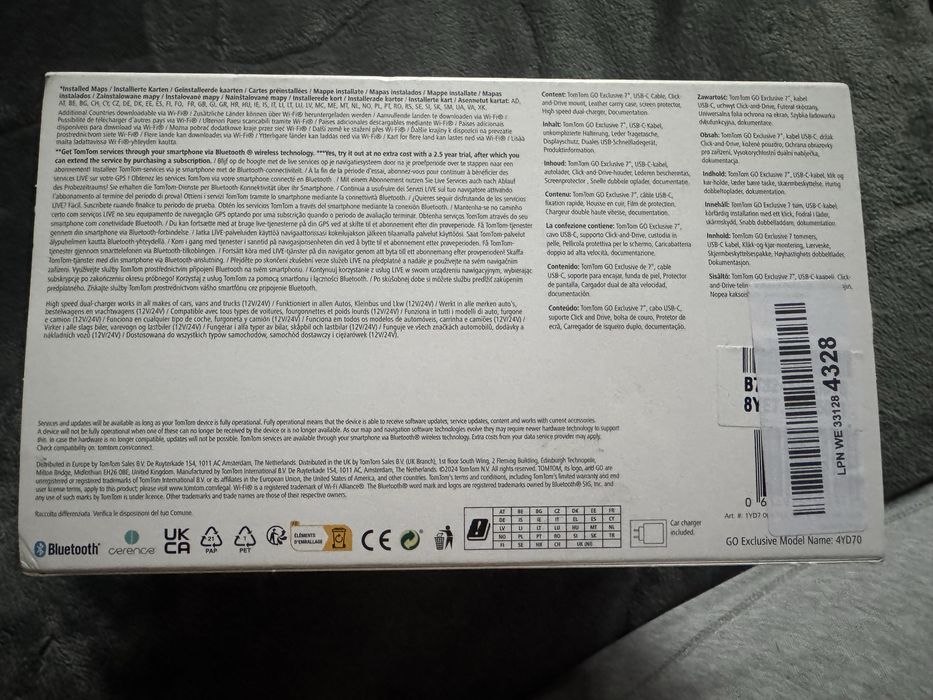 Tomtom gps sat nav