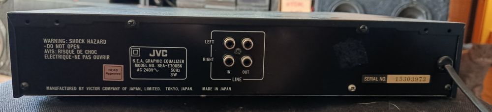 JVC SEA-700bk Equalizer