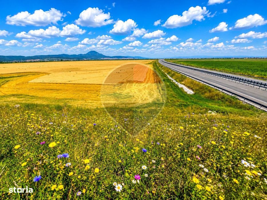 Teren extravilan 17,000mp Rasnov langa Autostrada A3, zona industriala