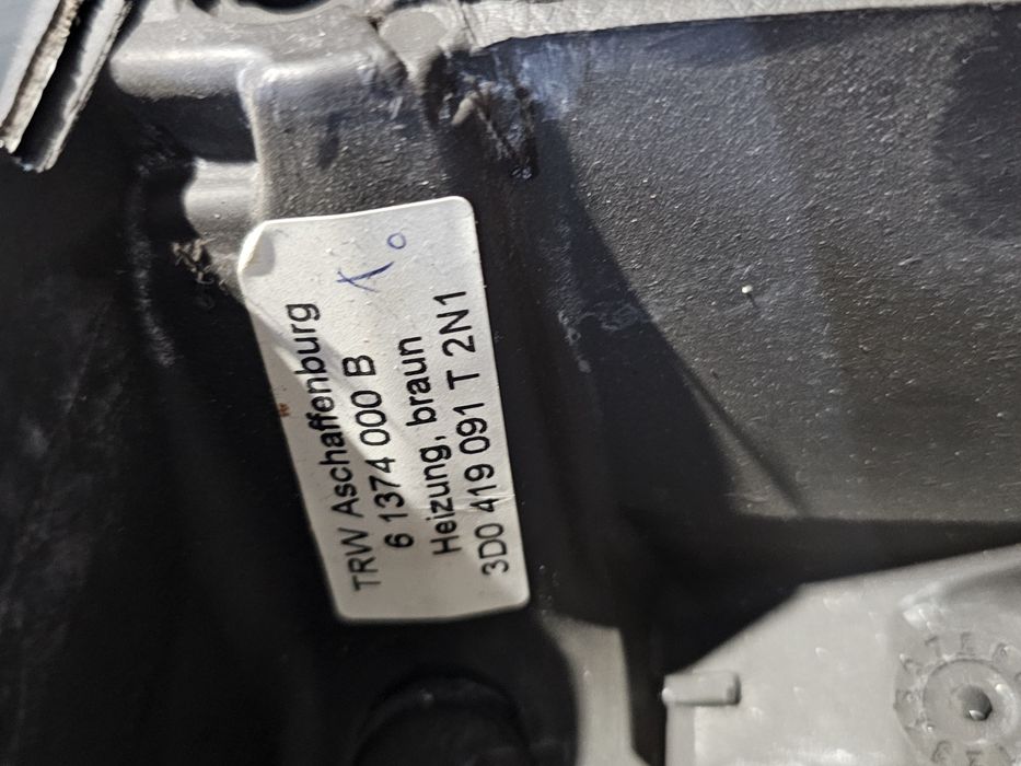 Volan piele + comenzi + incalzire Volkswagen Phaeton 2002 - 2010