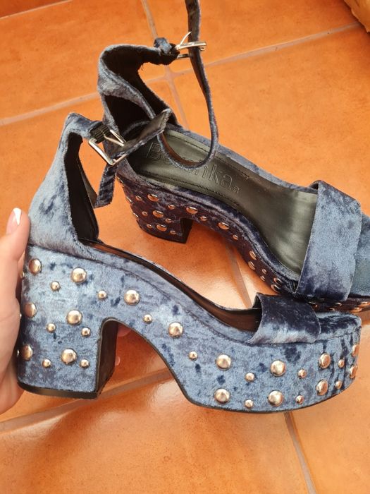 Sandale platformă Bershka