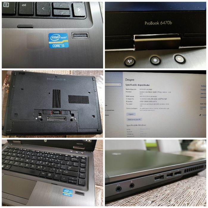 Laptop HP ProBook 6570b i5 15.6" 4 Gb DDR3 HDD 280 GB Windows 10