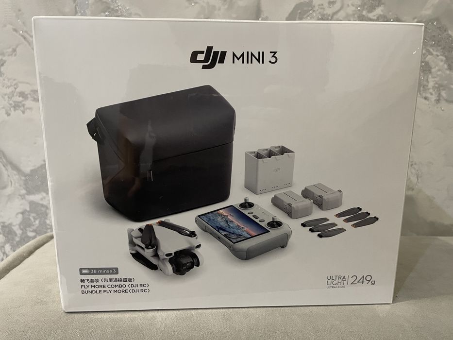 Новый Dji mini 3 fly more combo