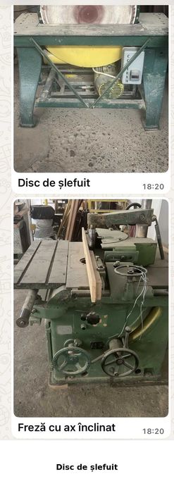 Vânzare utilaje tâmplărie / închiriere spațiu industrial cu utilaje sau fără – Focșani
