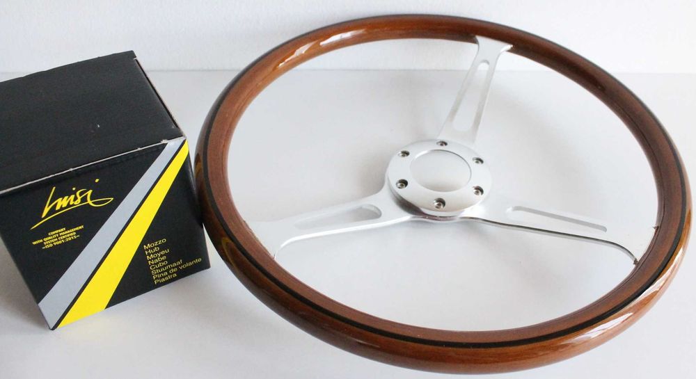 Волан + Фланец Дървен 38см за Мерцедес 124 190 W126 W123 Mercedes W124