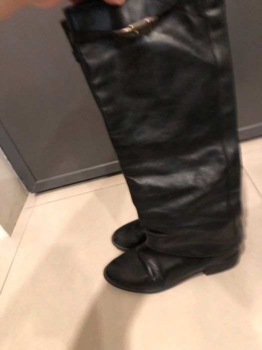 Cizme piele Zara, impecabile, mar. 38