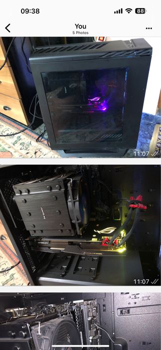 Unitate Pc Gaming + Monitor + accesorii
