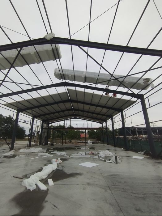 Vand hala metalica cu turnare cuzineti hala metalica cu panouri