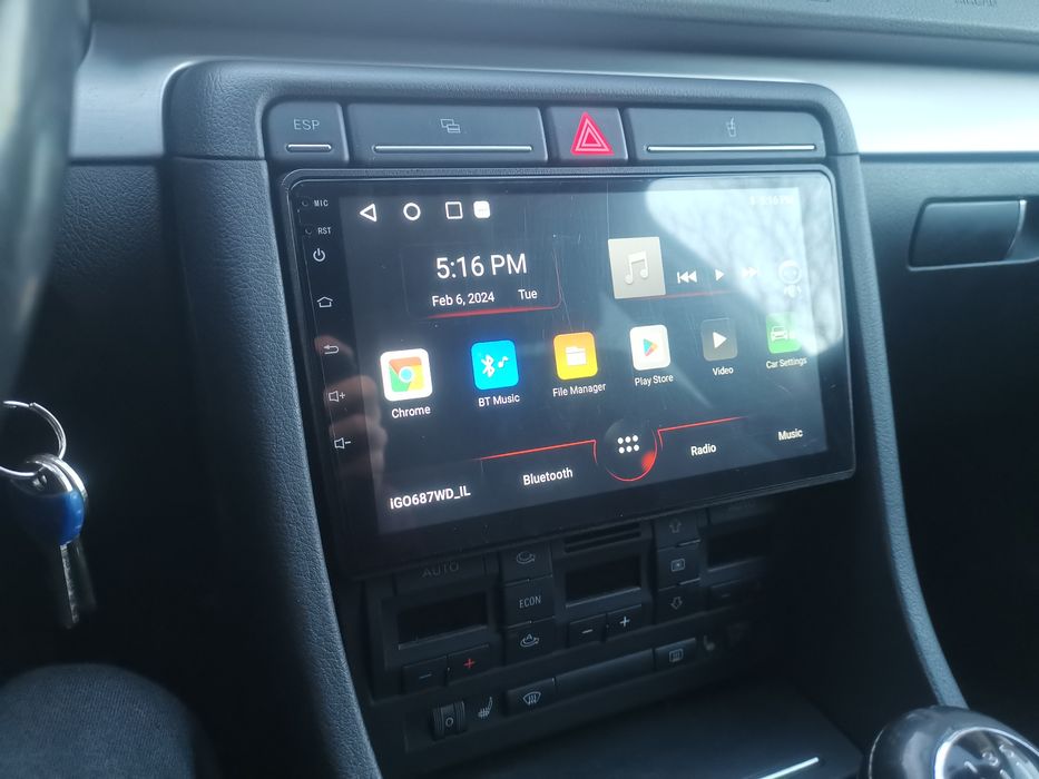 мултимедия с навигация за ауди а4 (и подобни)