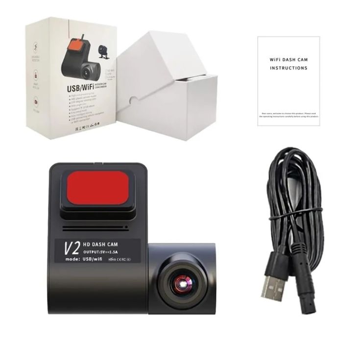 Camera auto de bord Full HD - MicroSD - WiFi - USB