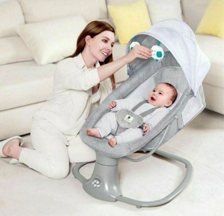 Доставка безплатная электронная качели шезлон для детей оргинал