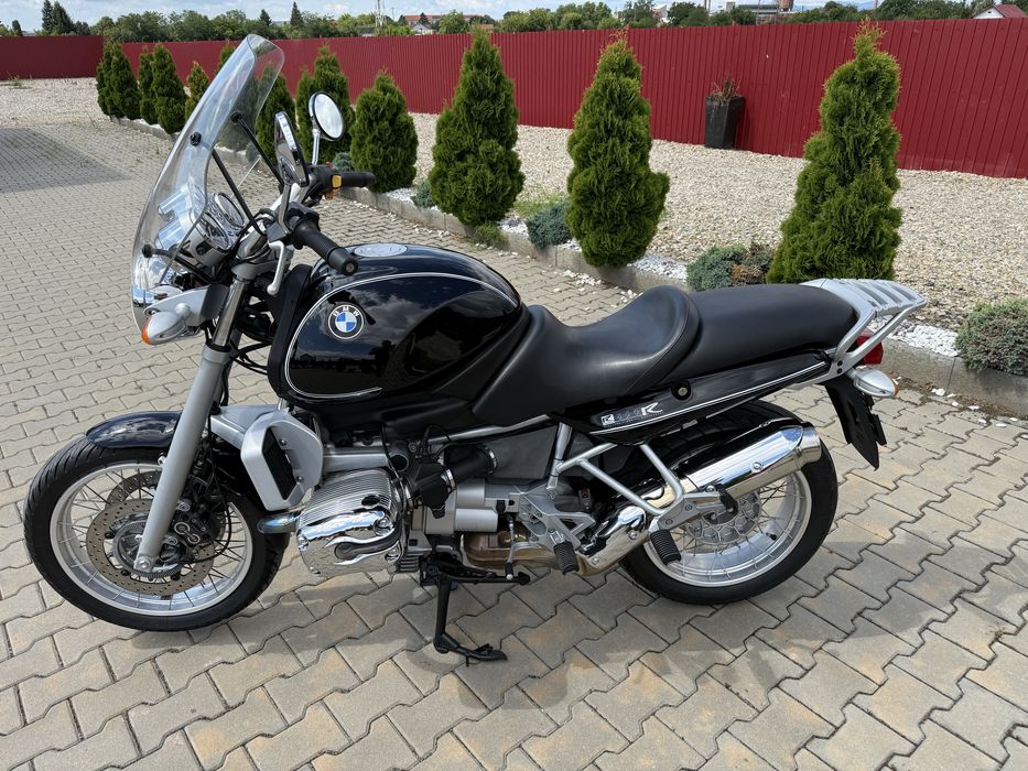 BMW R850 R CU ABS FATA+SPATE MANSOANE INCALZITE PENTRU PRETENTIOSI DE COLECTIE=fara exagerare impecabila recent adusa din Germania km reali carte serv