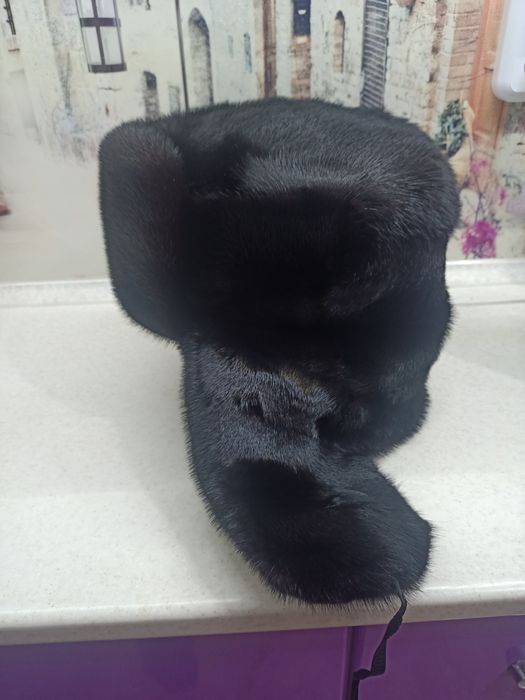 Норковая шапка ушанка