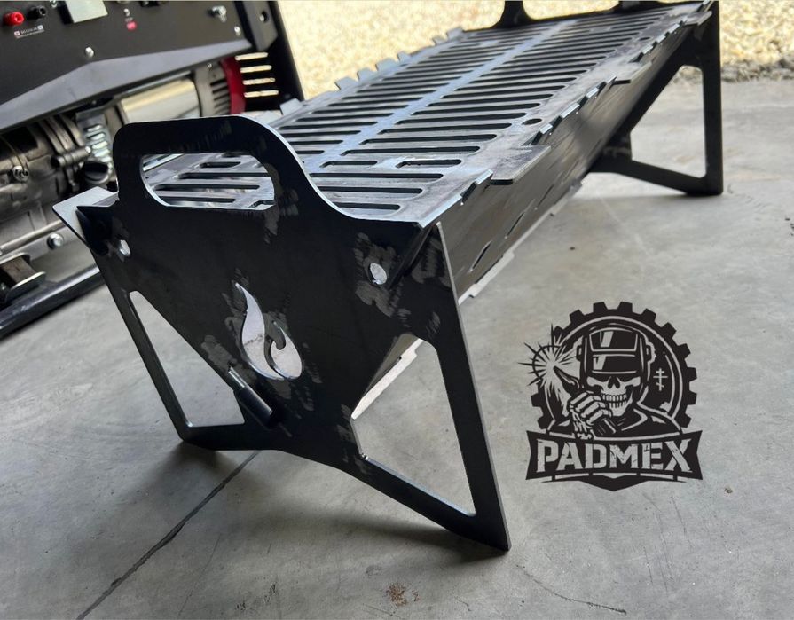 Gratar demontabil BBQ grill din otel 3mm