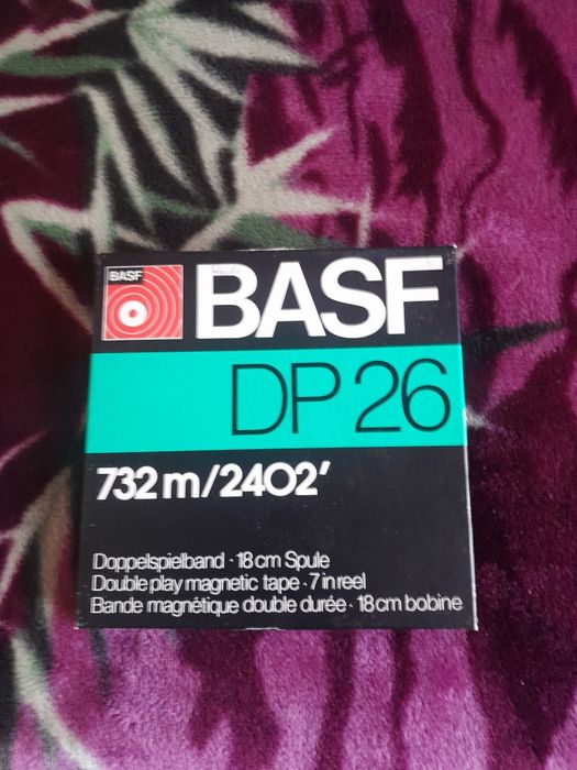 2 x Role / Benzi BASF GOLD 18cm (maxell agfa akai scotch )