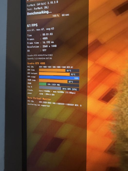 NVIDIA Quadro RTX 4000 8GB GDDR6 - Desigilată