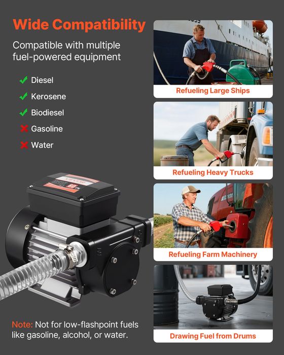 Pompa Transfer Motorina 230V 60L/min 13.7m Ridicare