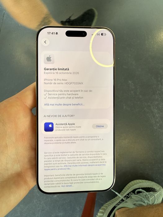 Vand iPhone 16 Pro Max impecabil