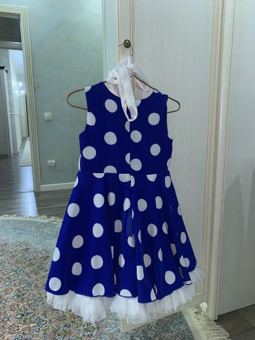 Детское платья в горошках