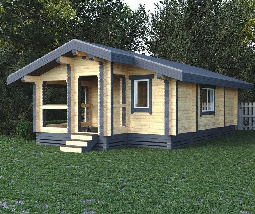 Строим дома каркасные в стиле Афрейм , Барнхаус .