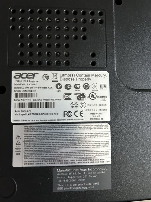 Videoproiector Acer FNX1107