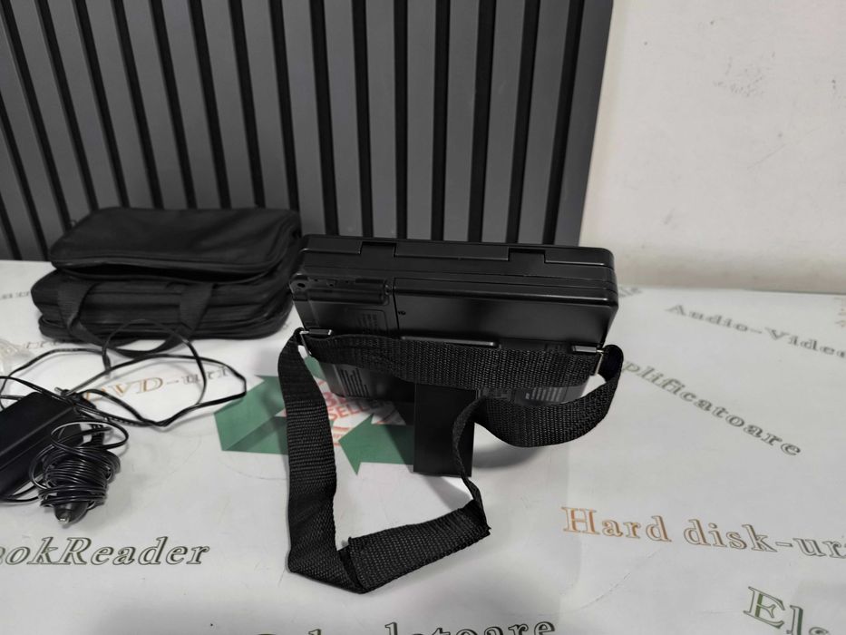 DVD player portabil ecran curea geanta alimentare auto baterie 1800mAh