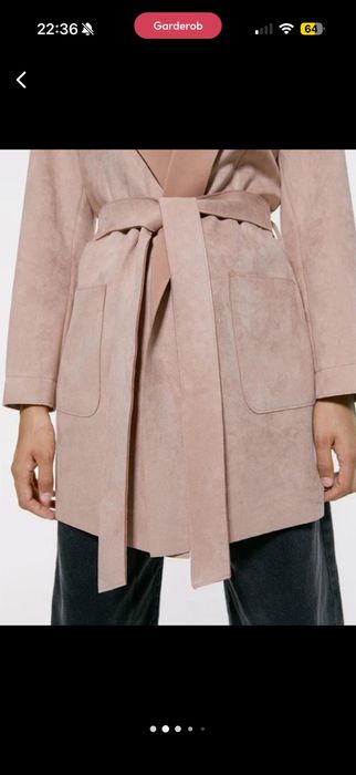 Zara блейзер с капюшоном