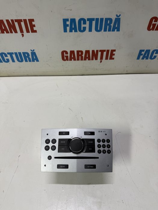 Radio Cd player CD30 MP3 Opel Astra H GM 497 316 088 Delphi Grunding