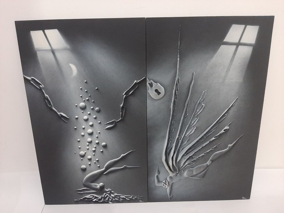 Tablou basorelief canvas