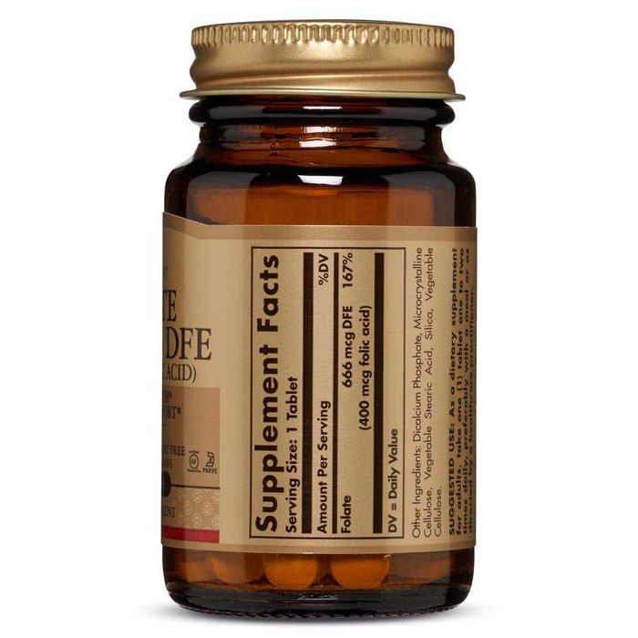 Фолиевая кислота Solgar Folic Acid 666мкг 400 mcg 100шт из Америки