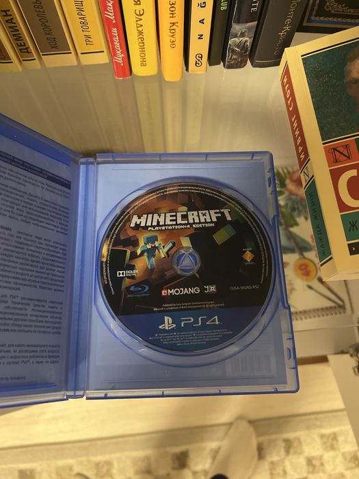 майнкрафт minecraft playstation 4 диск