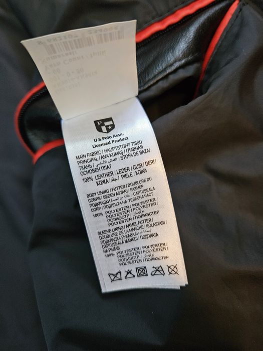 Geaca piele naturala Polo USPA masura 50