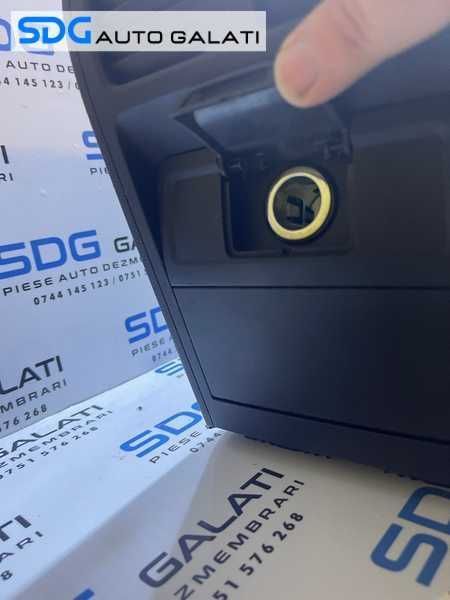 Cotiera Crem Completa cu Consola Centrala VW Passat B6 2005 - 2010 Cod 3C2863241AN 3C2863045 3C0863319AQ