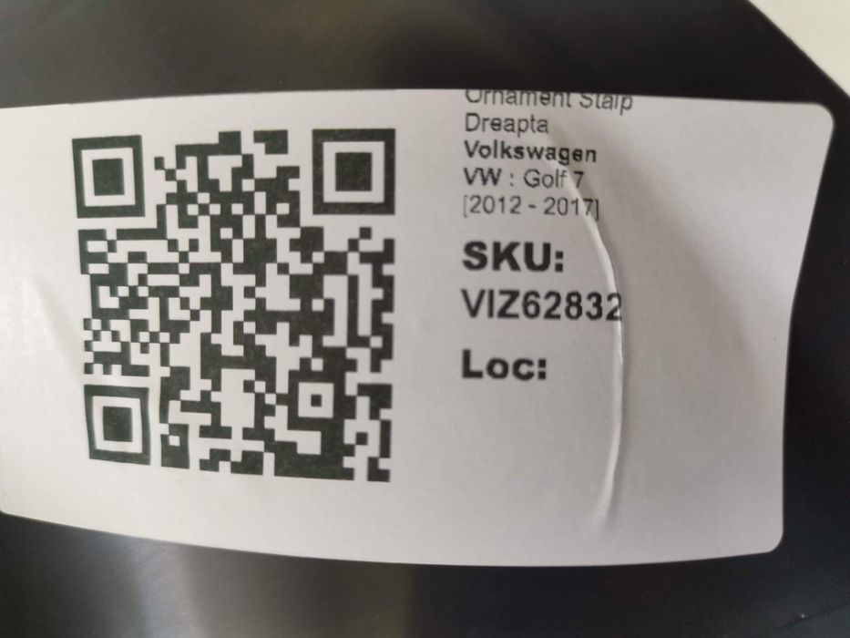 Орнамент Стълб Дясна Фолксваген / Volkswagen VW Golf 7 [ - ] Оригинале