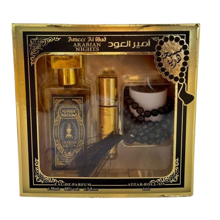 Арабски сет - Парфюм, рол-он и броеница Ameer Al Oud Arabian Nights