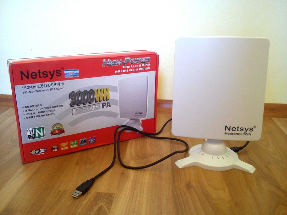 Antena WiFi Netsys 9000WN 98dBi de mare putere