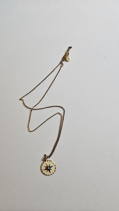 Сребърно (позлатен) колие